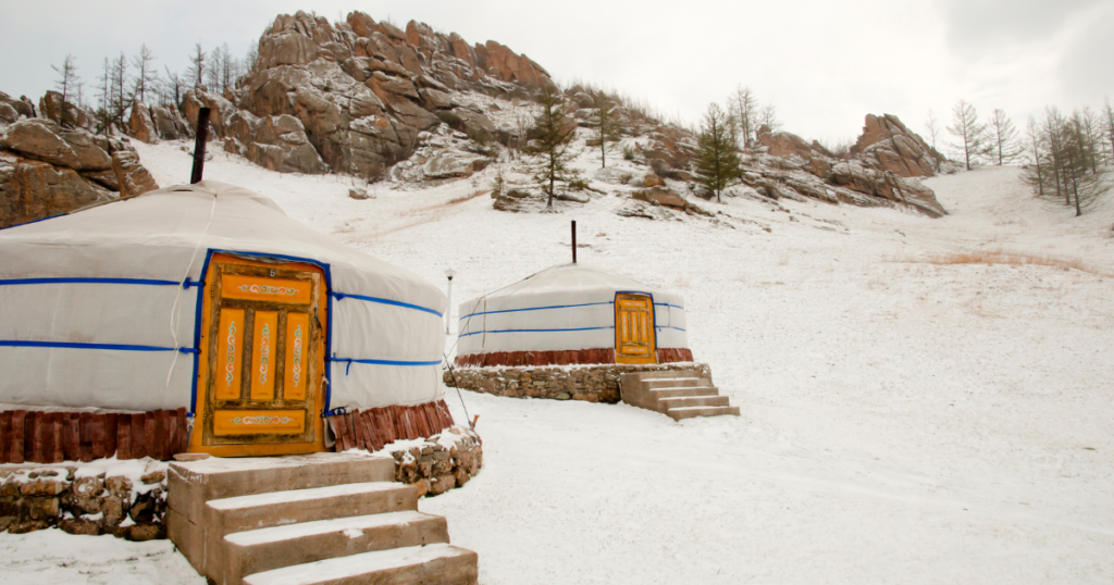 This shows how Mongolia is susceptible to the impacts of climate change, from extreme droughts and harsh winters, locally called "dzuds." 